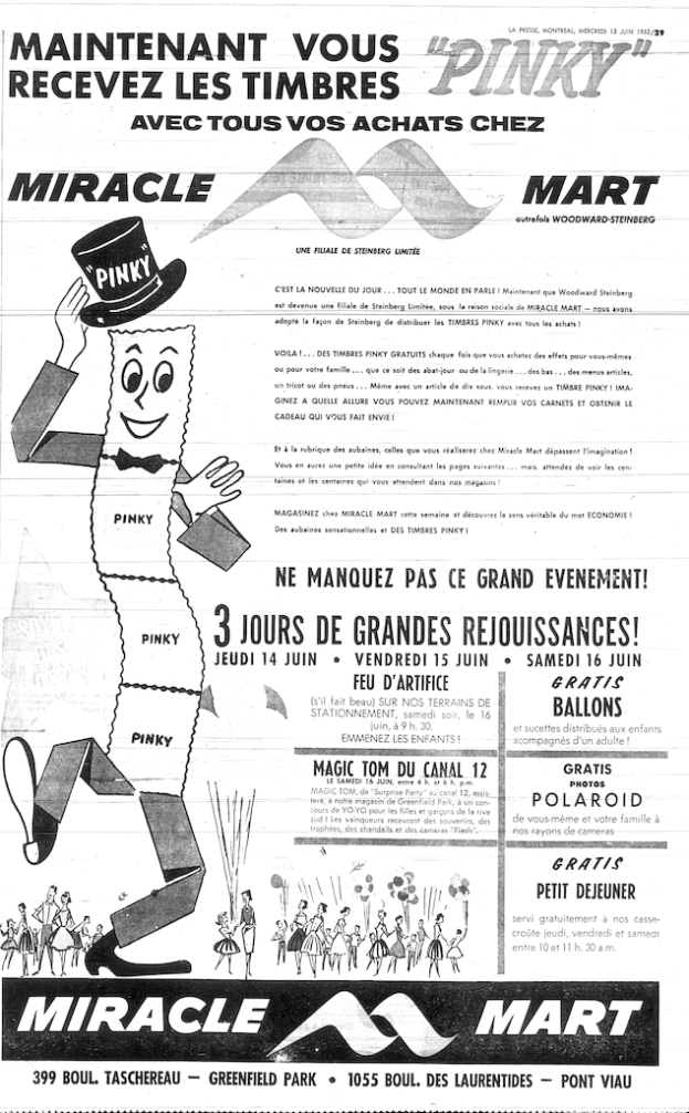 Promotionelles Plakat mit verschiedenen Bildern und viel Text.